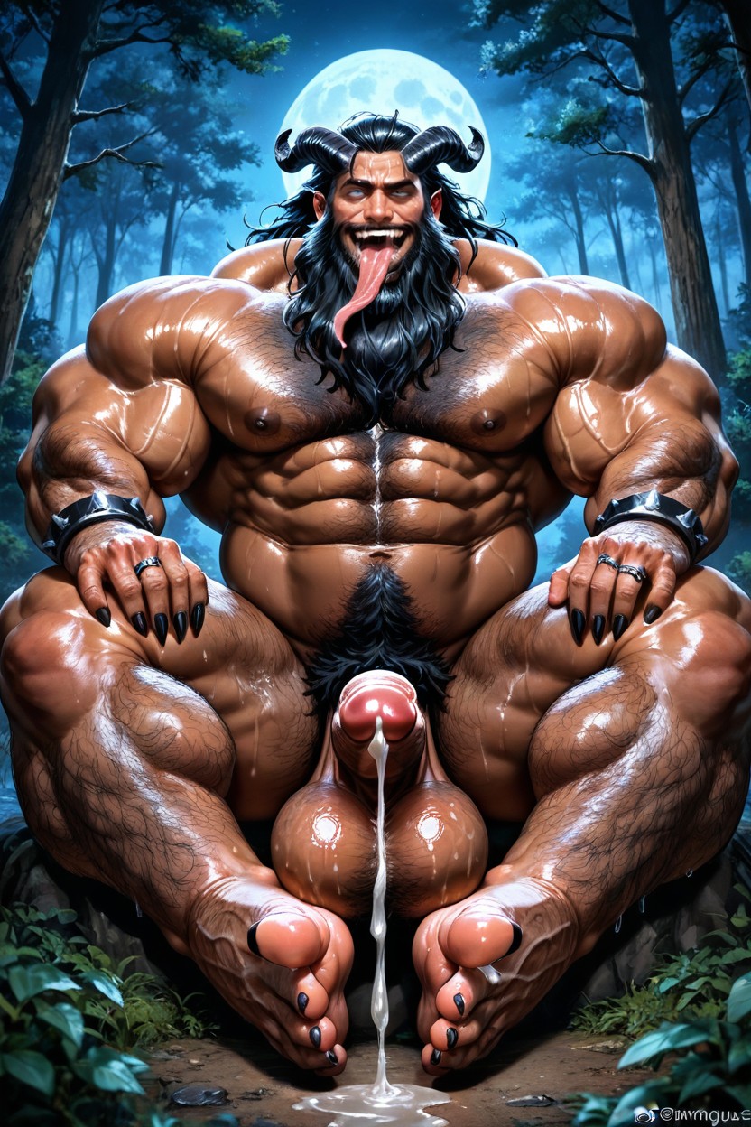 Long Tongue, Big Balls, Long Beard Porno gay IA