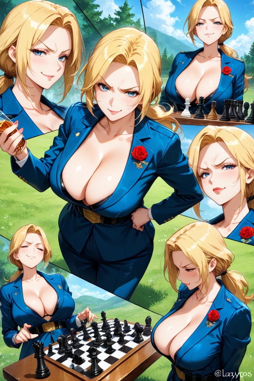 Summer, Breasts, Multiple Views Hentai AI Porn