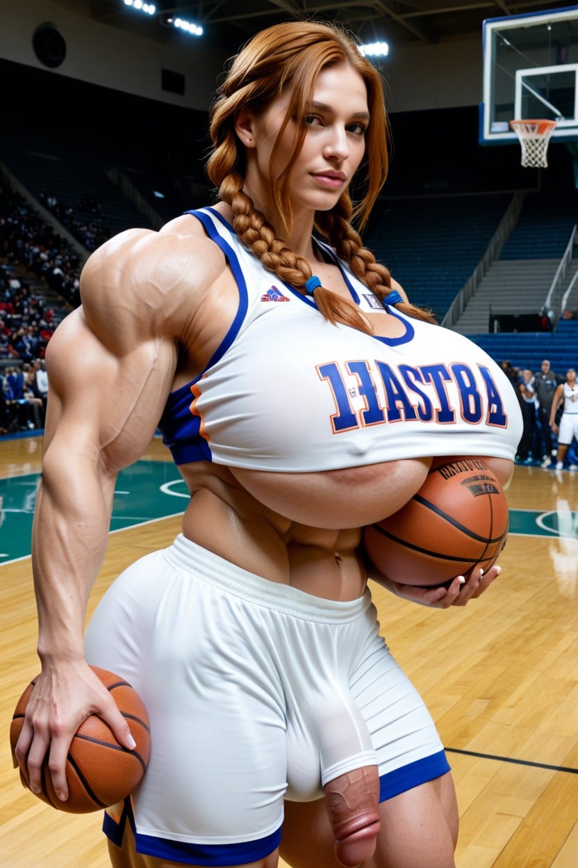 Crop Top Jersey, Hyper Gigantic Muscles, Hyper Large Muscles Porno shemale IA