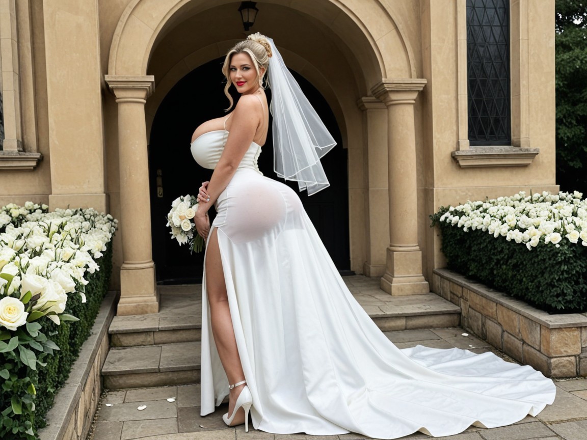 Perfect Ass, Butt Viable In Tight Clothes, Long Blonde Hair AI Porn