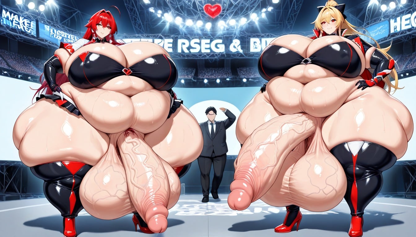 Extreme Hyper Infinite Girth Futanari Cock Growing Bigger Every Time, Oversized Pussy, Increase Extreme Hyper Wide Hips AI Porn