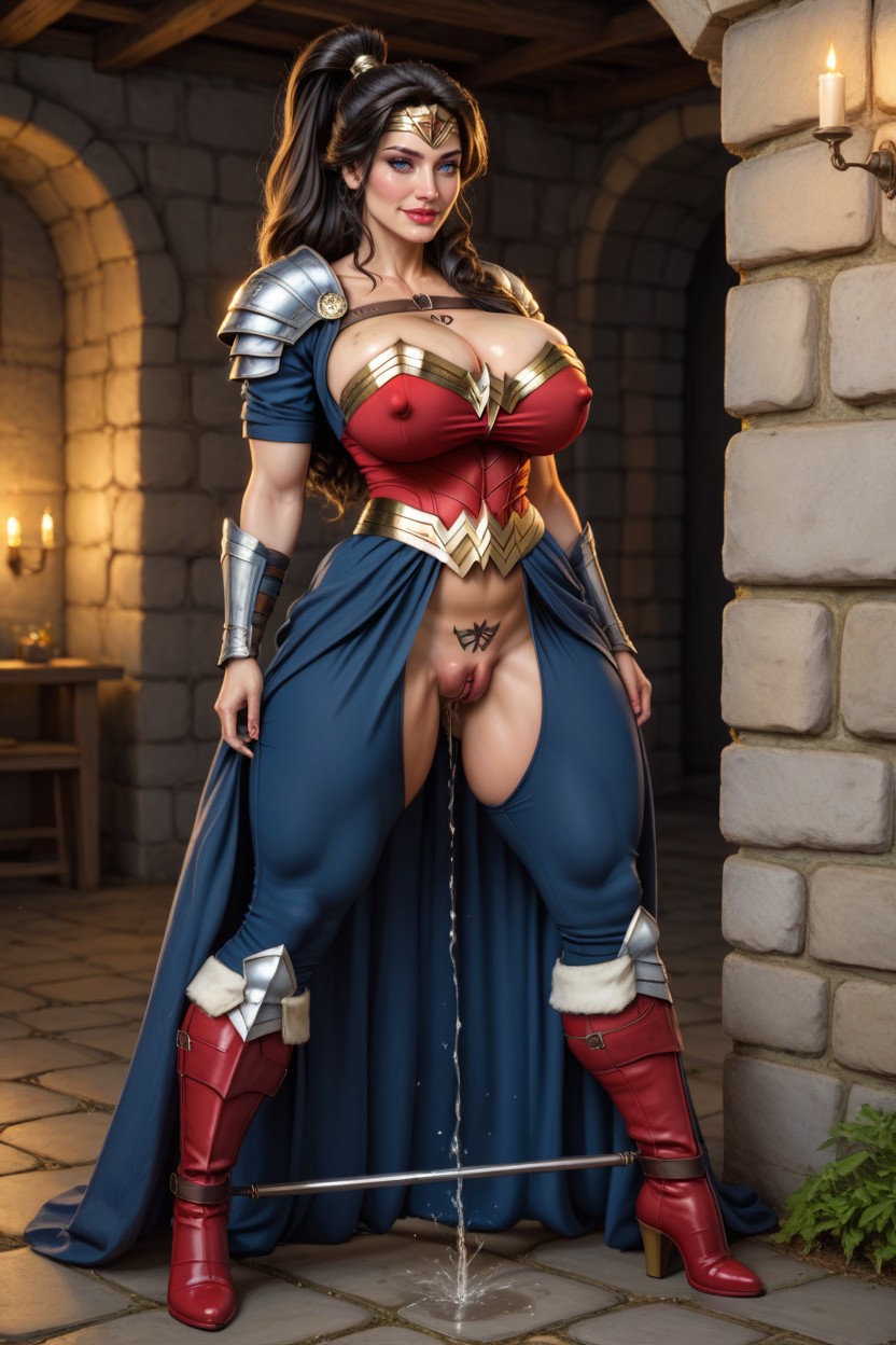 Cosplay, Calves Cm, Fat Mons AI Porn