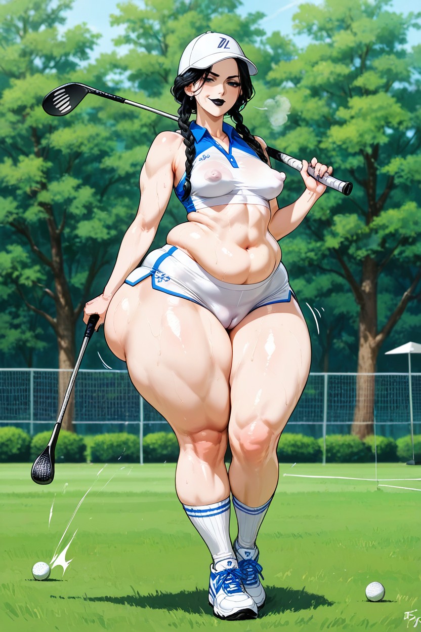 25+, Big Round Booty, Athletic Socks AI Porn