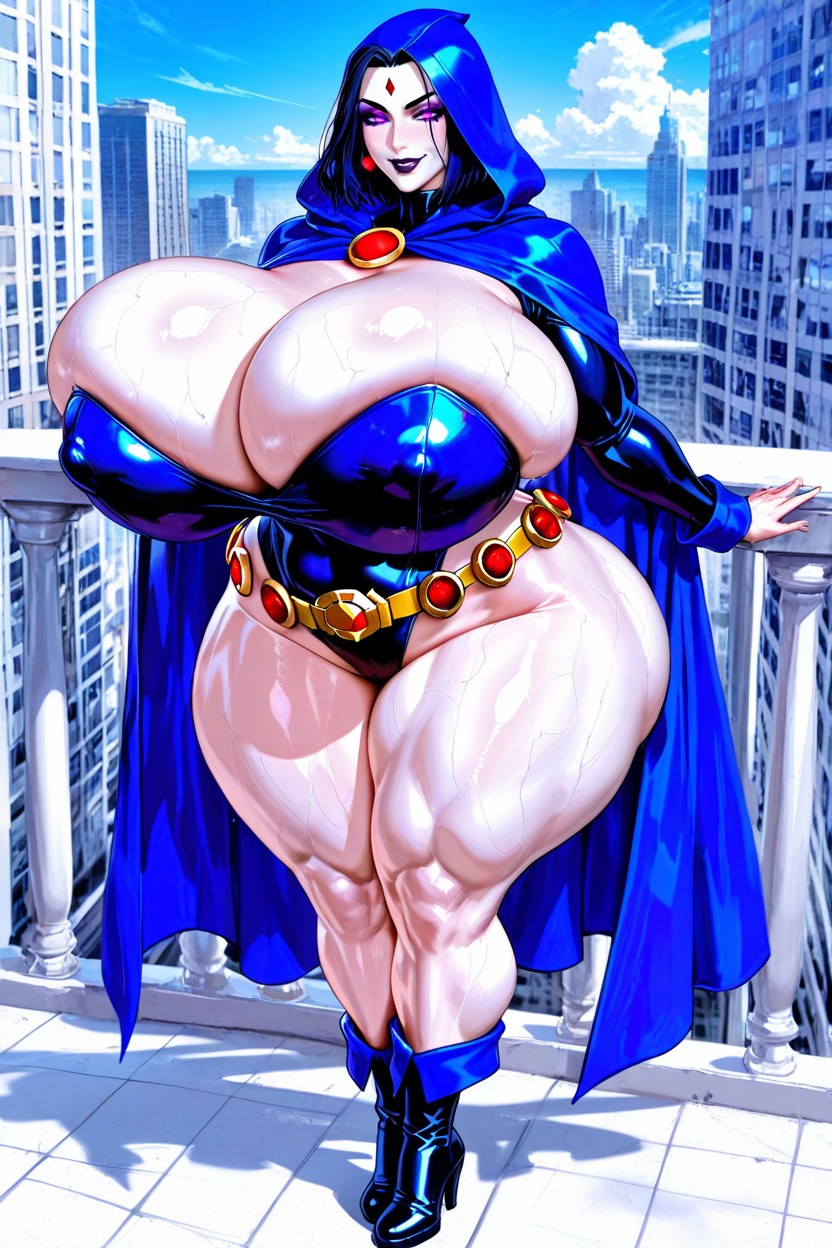Breasts Covering Torso, Breasts Bigger Than Body, Extreme Thick Wide Plump Figure Porno IA