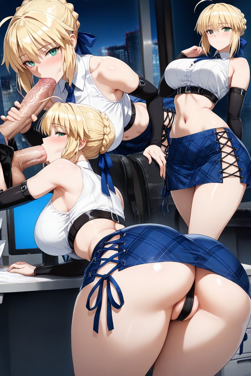 No Underwear, Extremely Beautiful Woman, Micro Skirt Hentai AI Porn