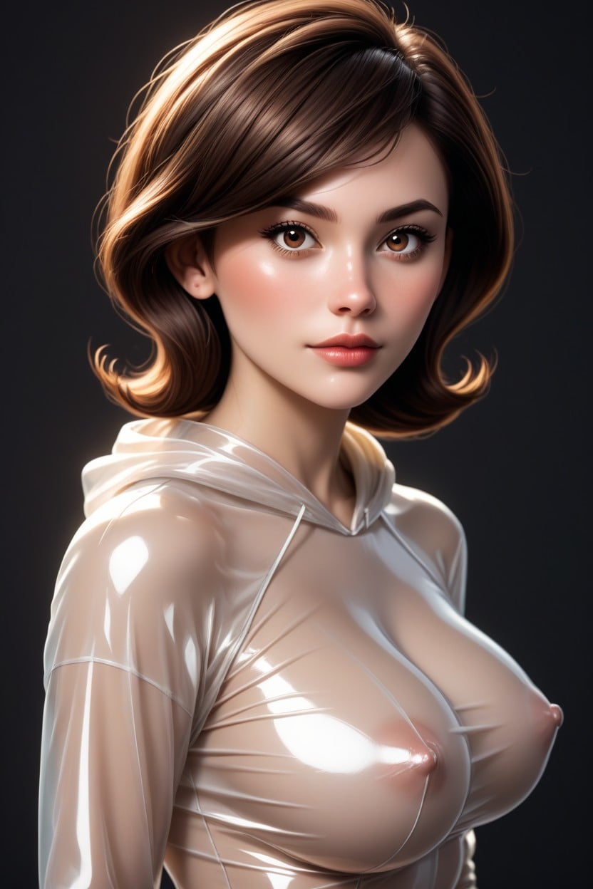 Lips, Perky Breast, Form Fitting Clothes Shemale AI Porn