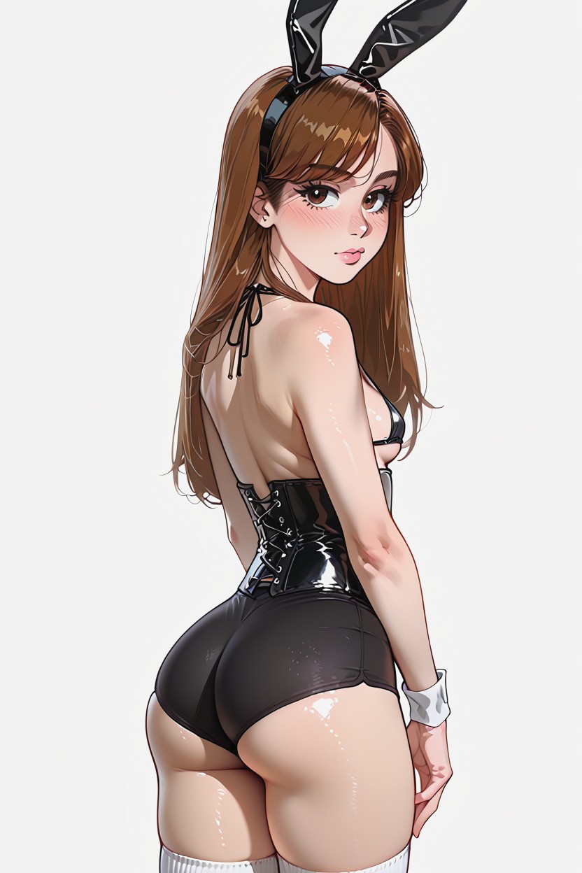 Pixar Art Style, White Socks, Small Breasts Hentai AI Porn