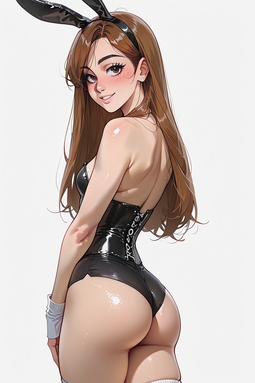 Skinny, Sporty Shorts, Smiling Hentai AI Porn
