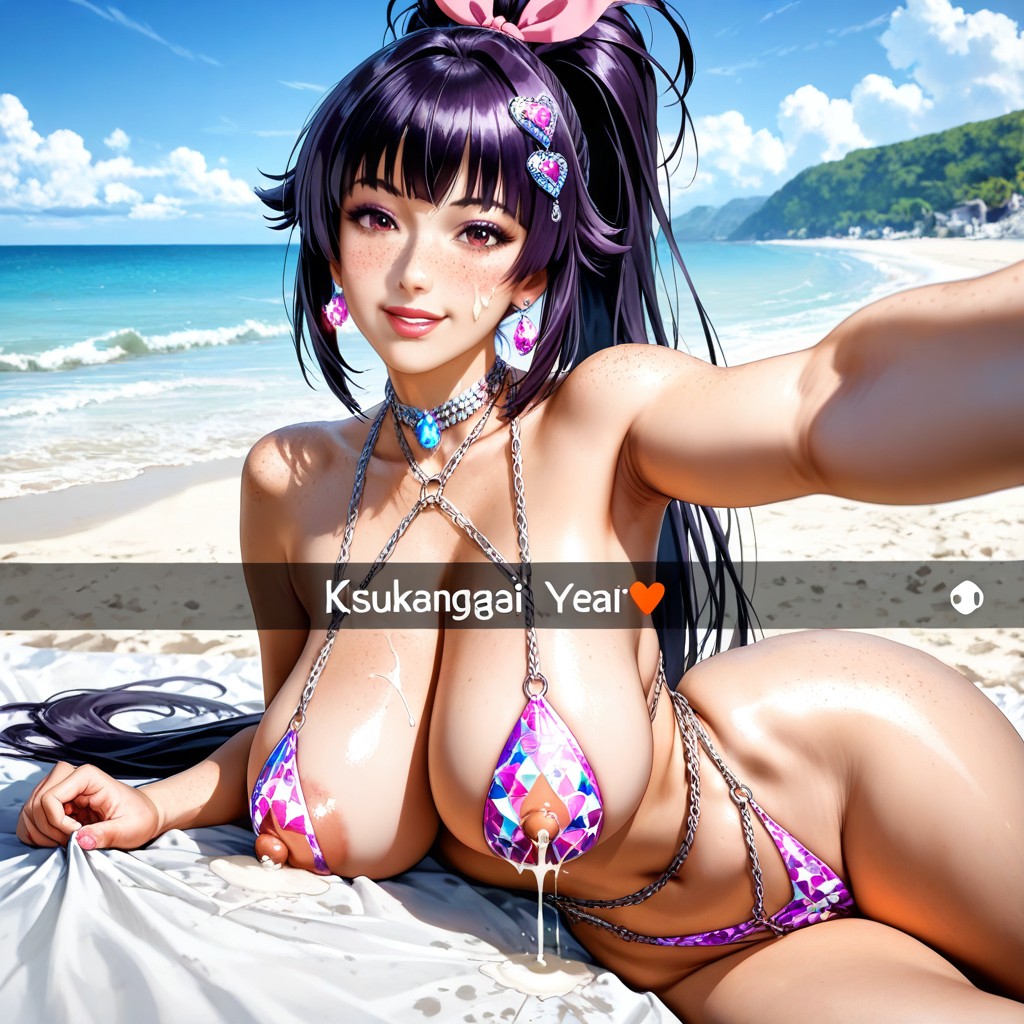 Beautiful Anime Face, Hourglass Figure, Slut AI Porn