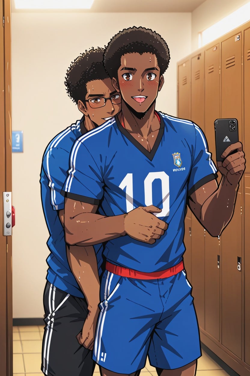 Yaoi, Bromance, Friendly ゲイAIポルノ