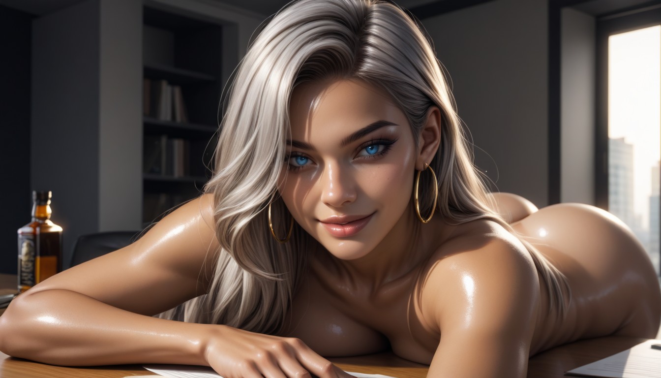 Latina, Oiled Skin, 18+ AI Porn