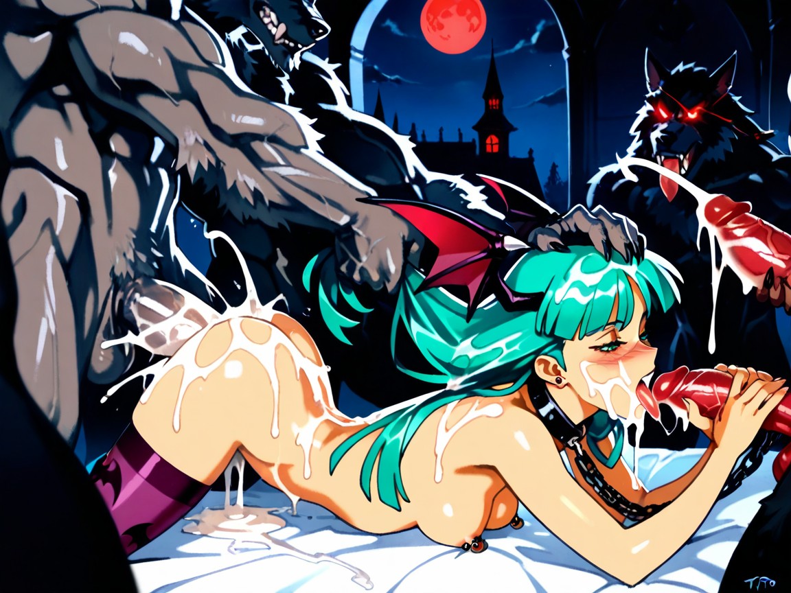 Naked, Location Mansion, Glowing Eyes Hentai AI Porn