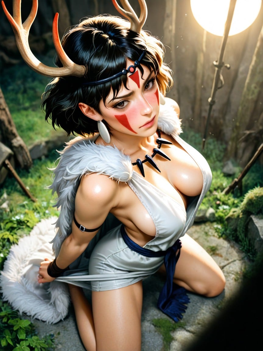 Undressing, Volumetric Lighting, Arms Back Hentai AI Porn