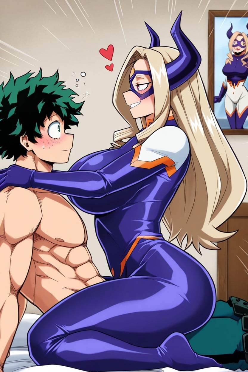 Side View, Horny, Waist Shot Hentai AI Porn