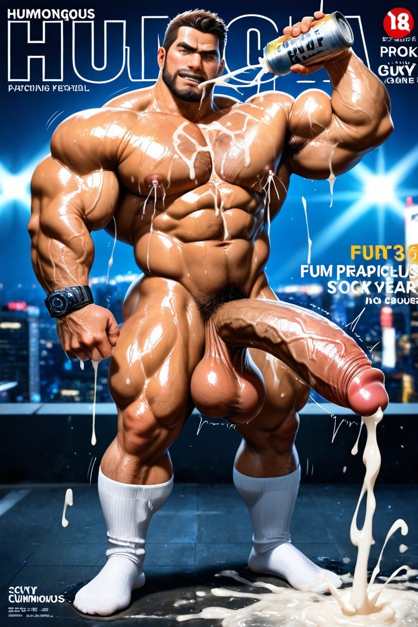 Big Thick Penis, Brown Hair, Muscular Jock Porno IA Gay