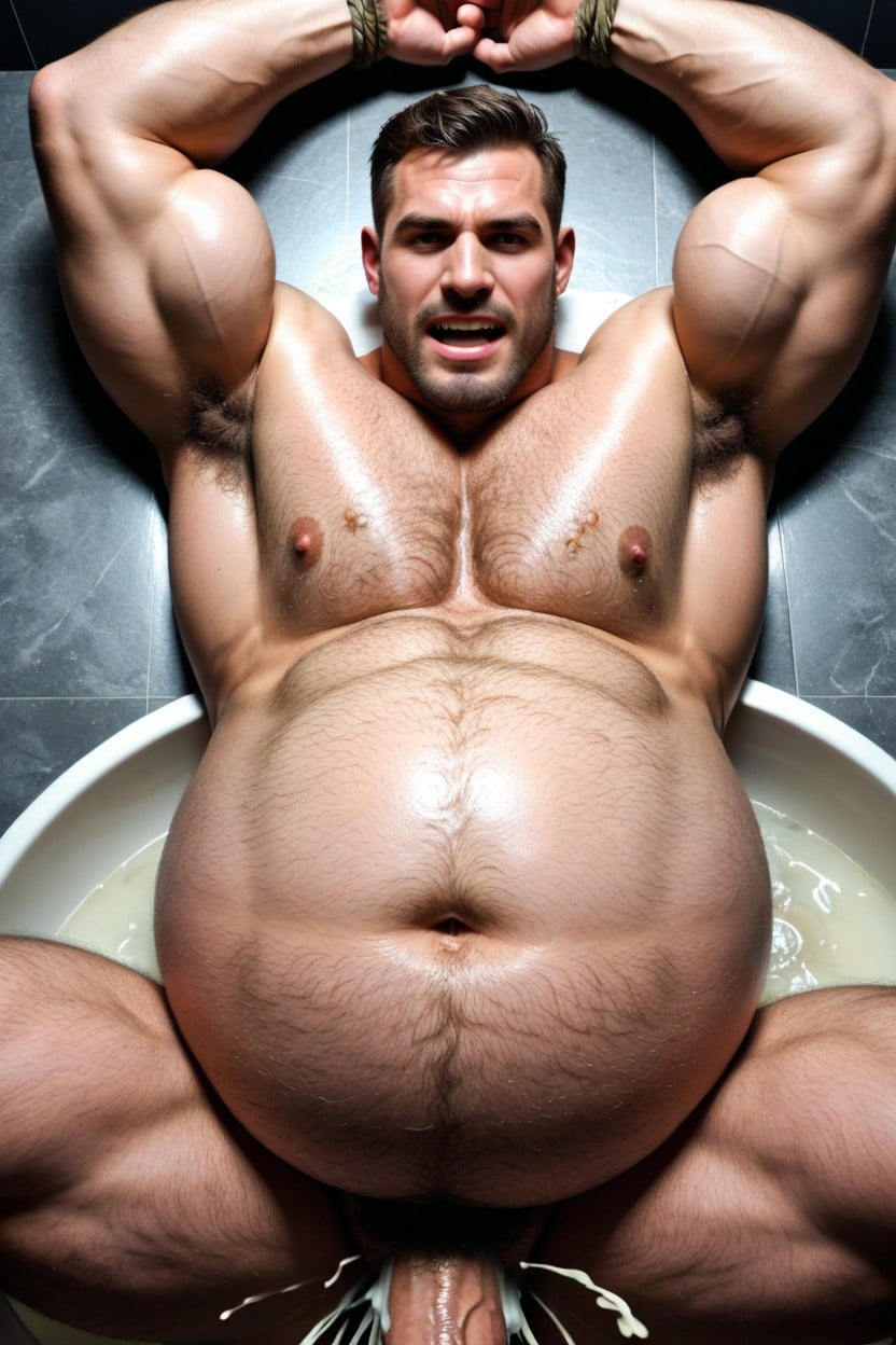 Hairy Fat Man, Hyper Hairy Shoulders, Legs Up Porno gay IA