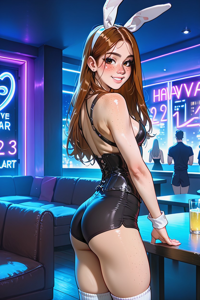 Small Breasts, Smiling, Ultralean Hentai AI Porn
