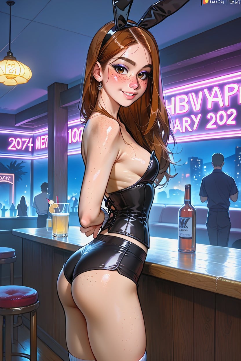Backless Corset, Small Breasts, Small Ass Hentai AI Porn