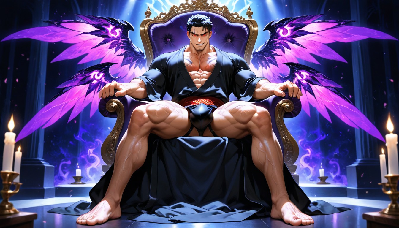 Open Chest, Muscular, Sexy Porno IA Gay