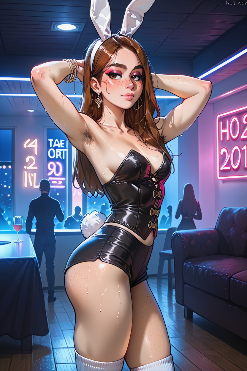 Superskinny, Melkor Mancin Art Style, Indoors Hentai IA