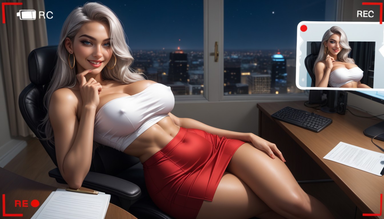 Erect Nipples, Artistic Dream, Blue Eyes AI Porn