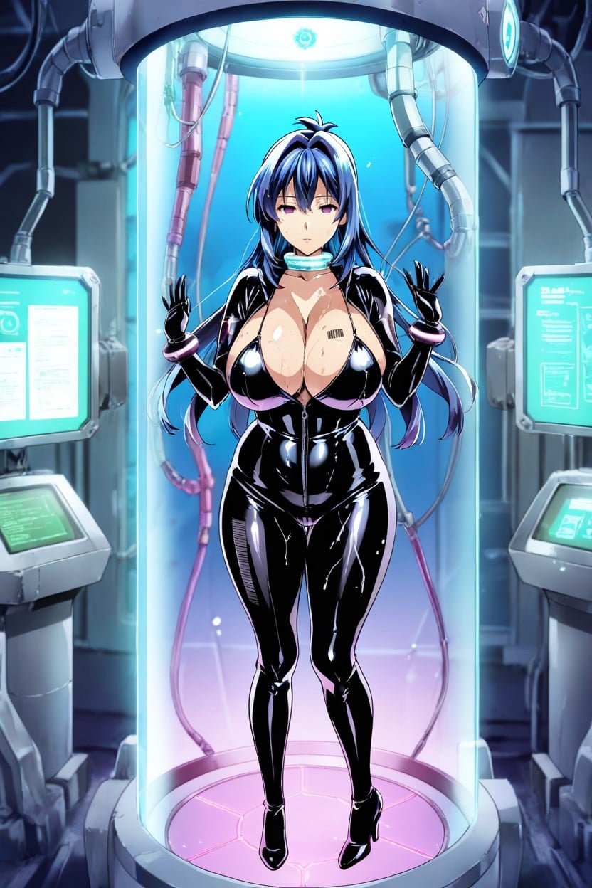 In The Stasis Chamber, Long Hair, Blank Eyes Porno IA Hentai
