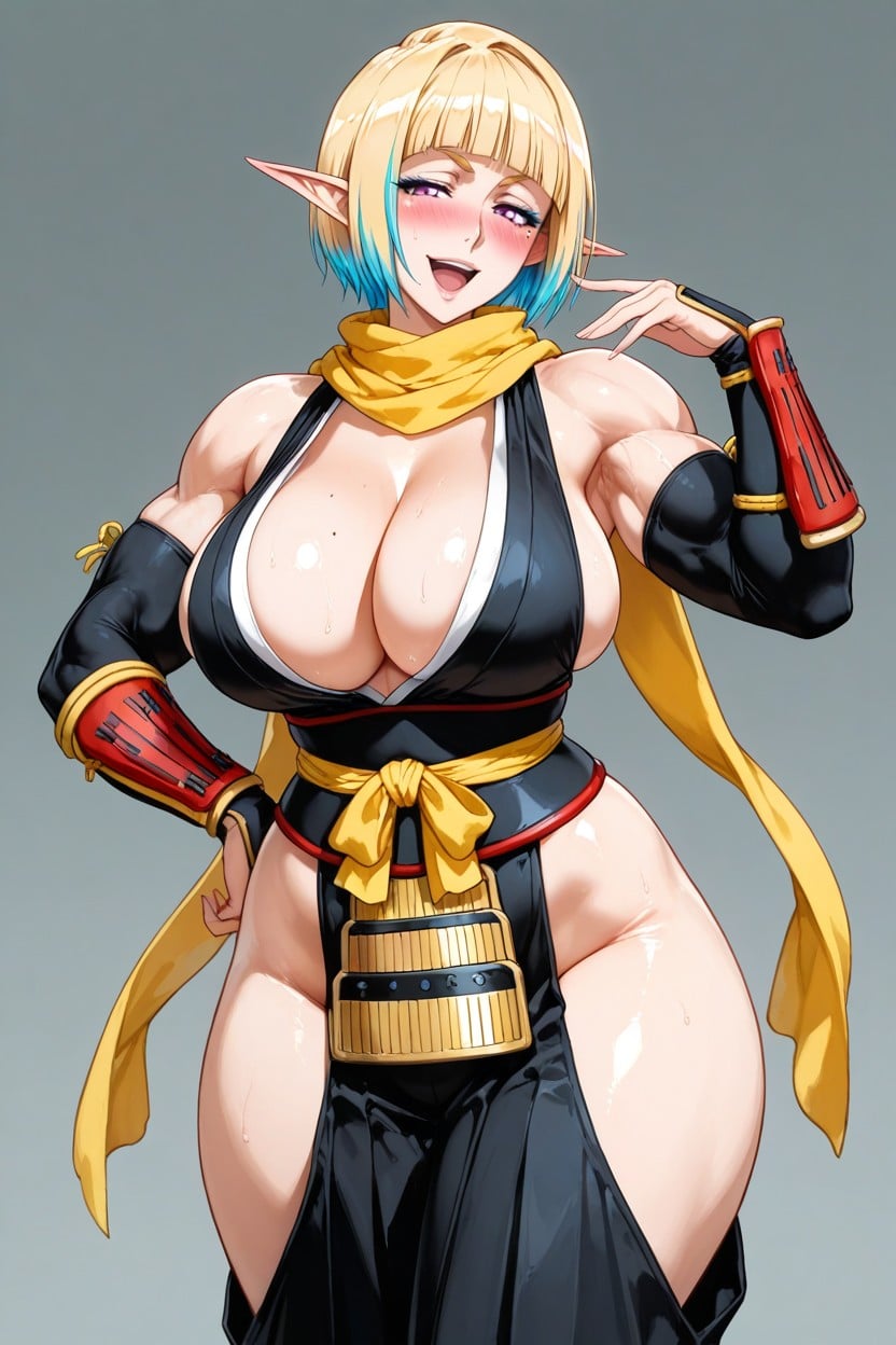 Blue Highlights, Null Style, 25+ Hentai AI Porn