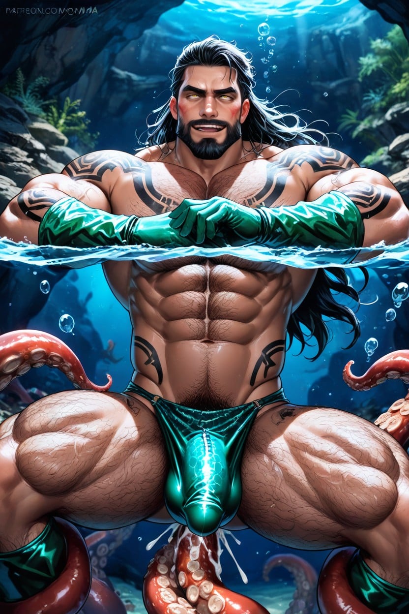 Solo Man, Massive Cock, Tentáculos Porno gay IA