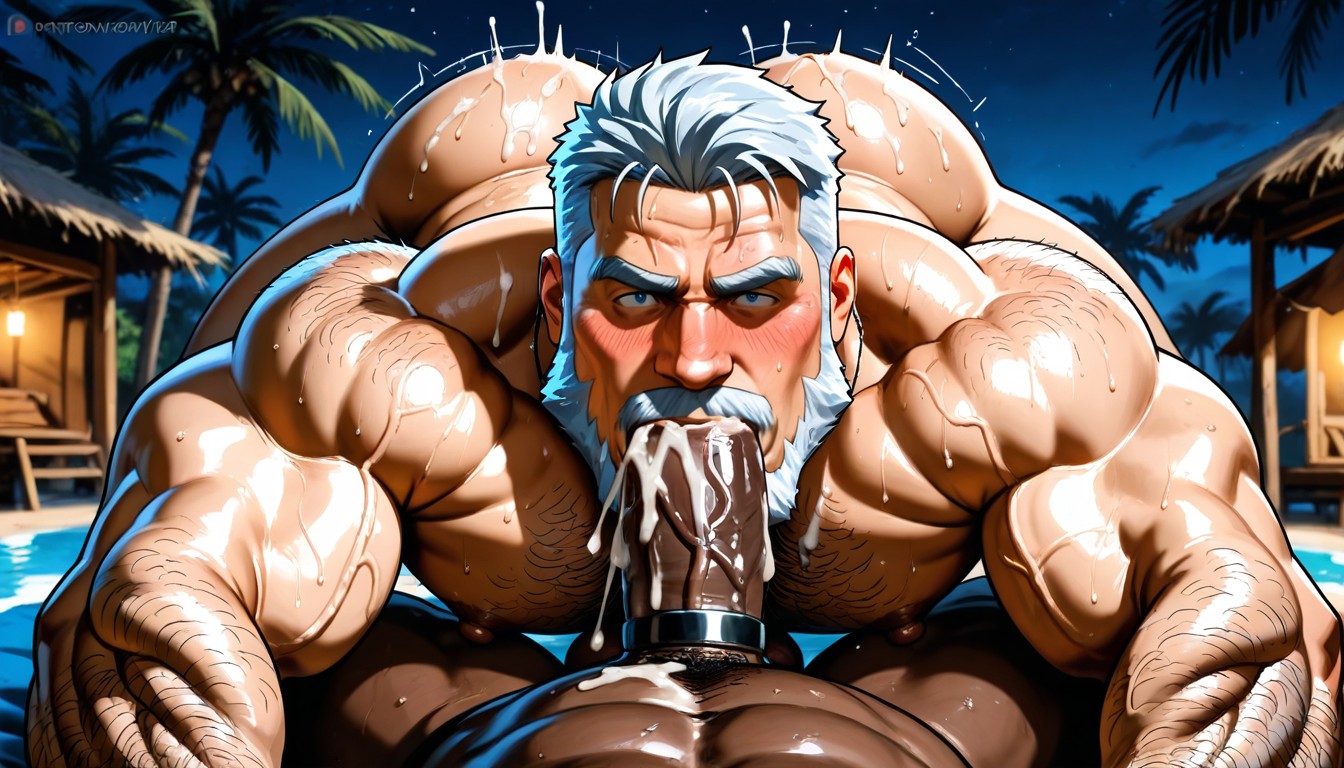 Gigantic Ass, Desperate Face, Muscular Porno IA Gay