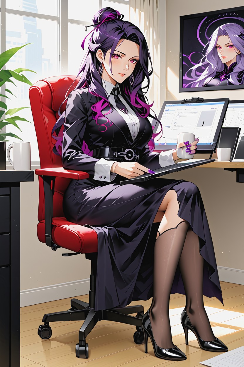 Great Score, Cozy Gothic Room Background, Anime- K Hentai AI Porn