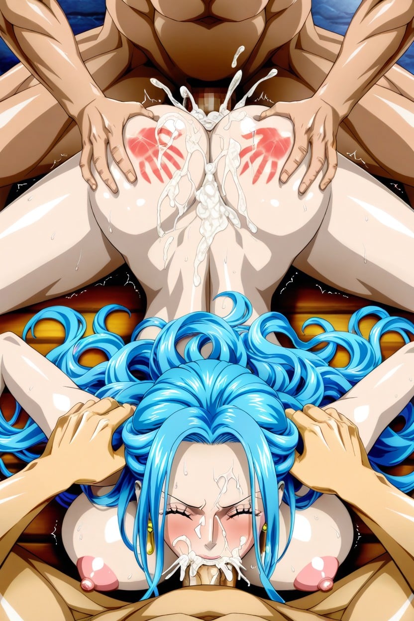 Double Penetration, Giant Cock In Anal, Excited Hentai AI Porn