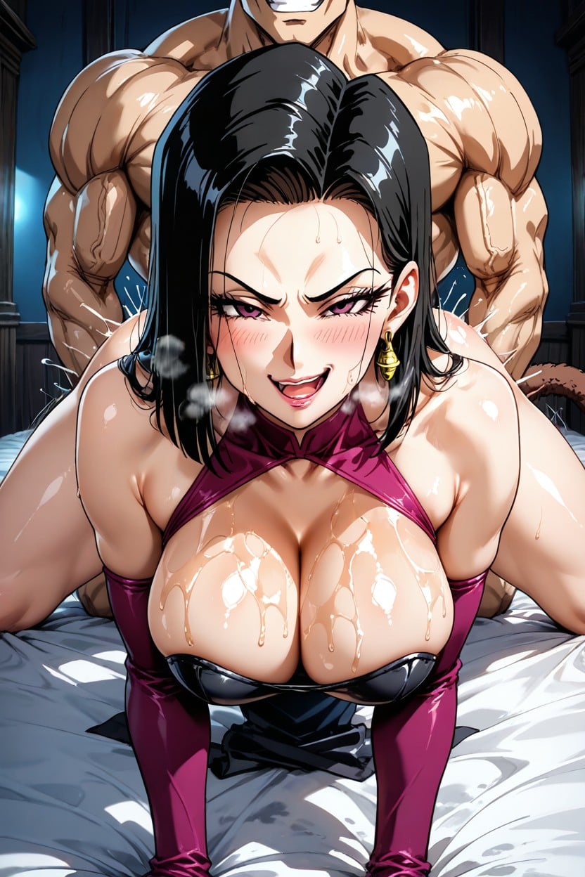 Smirk, Thick Lips, Her Face Is Very Close To The Front AI Porn