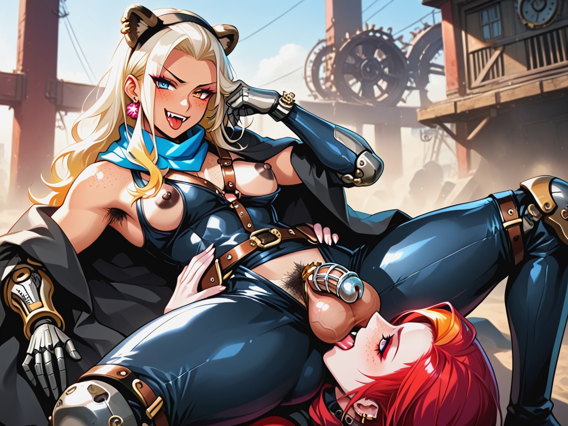 Black Pussy, Scarf, Wild Hentai AI Porn