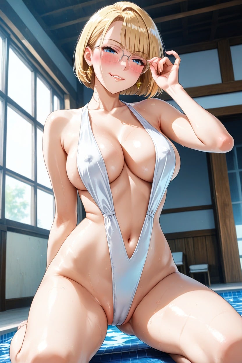 Thick Lips, Backlit, Medium Length Hentai AI Porn