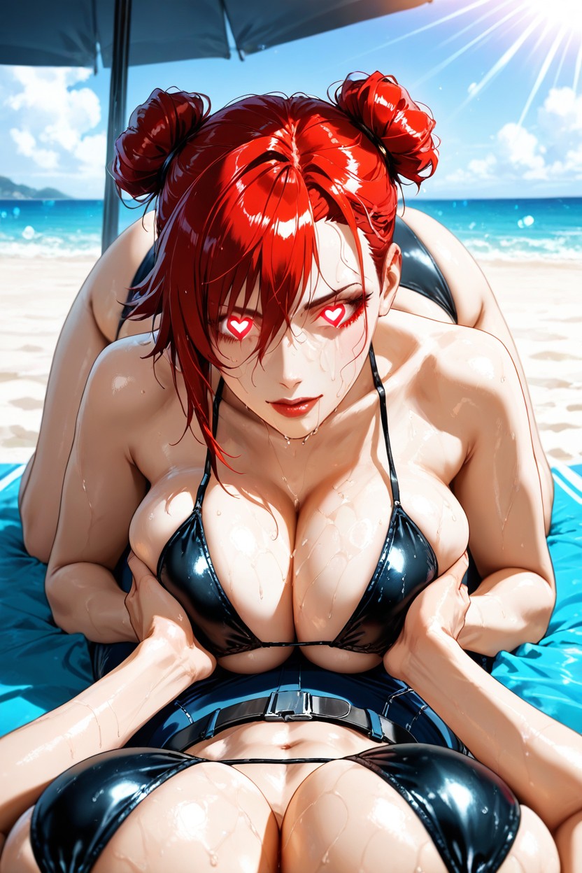Woman's Pov Looking At The Sea, Wet, Swings A Katana Hentai AI Porn