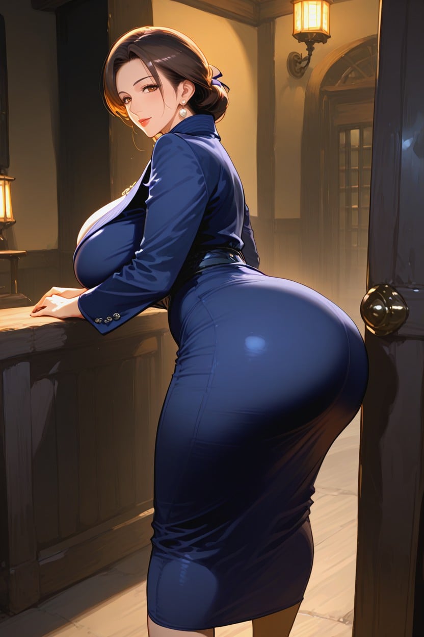 Oozora Kaiko, 50+, Side Pose MILF AI Porn