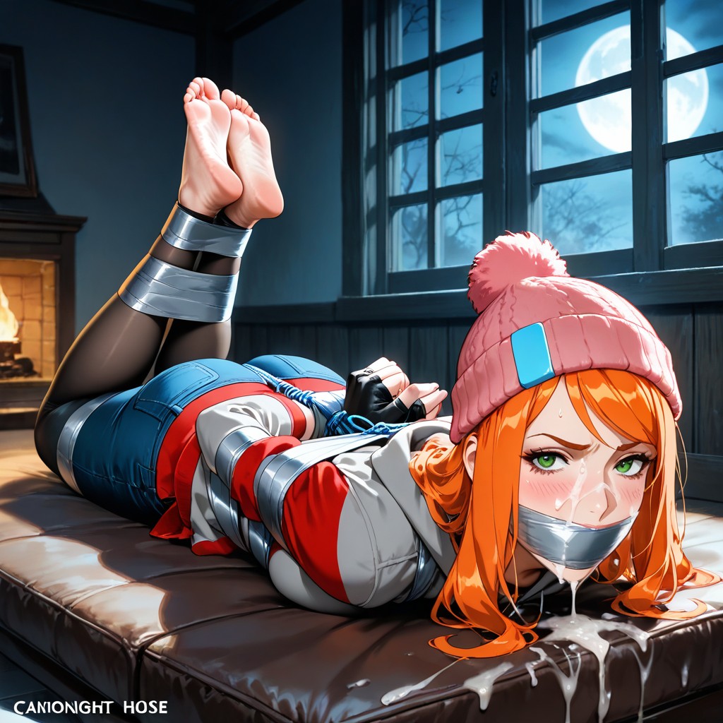 Silver Tape Over Mouth, Bukakke, 25+ Hentai AI Porn