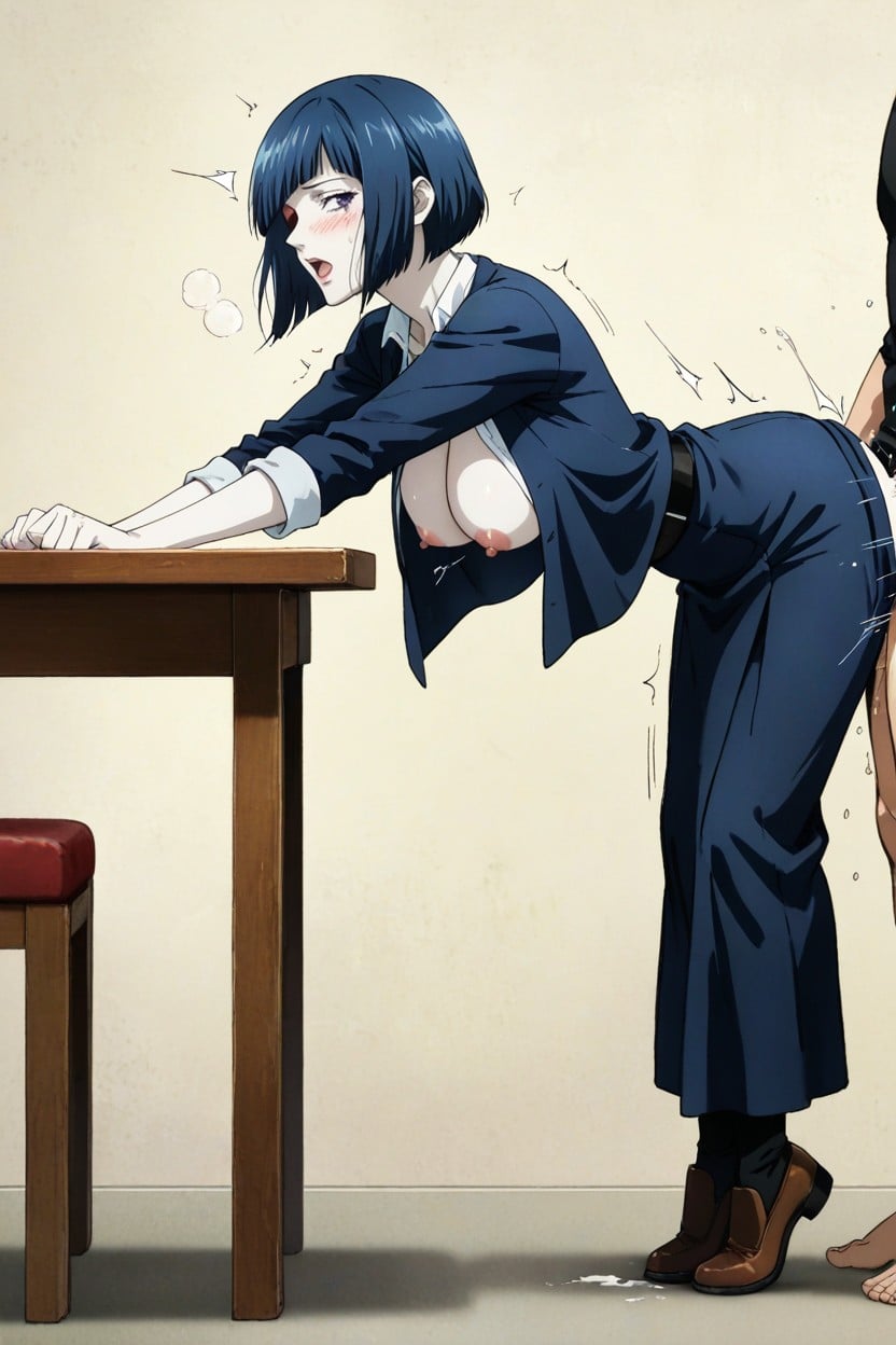 Japanese, Smooth Hair Texture, Highly Detailed Hentai IA