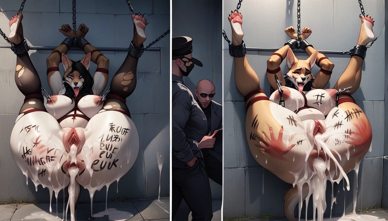 손자국 스팽킹, After Sex, Suspended By Ropes 퍼리 AI 포르노