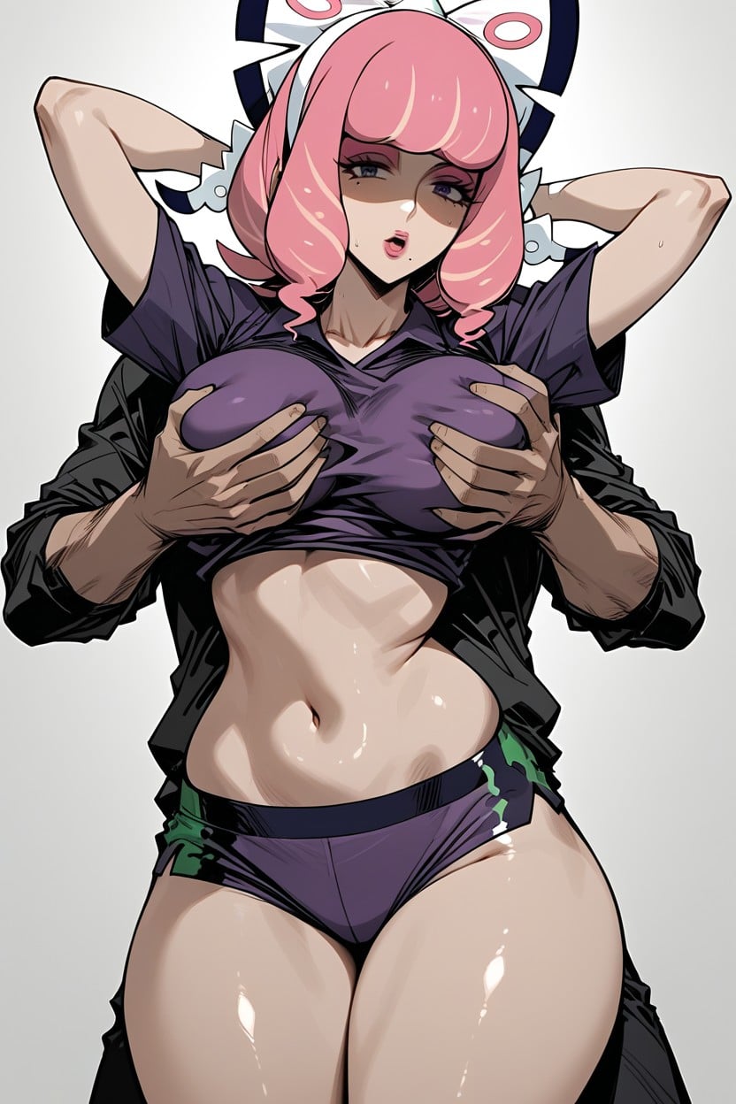 Fat Ass Grope, Detailed, Tall Man Hentai AI Porn