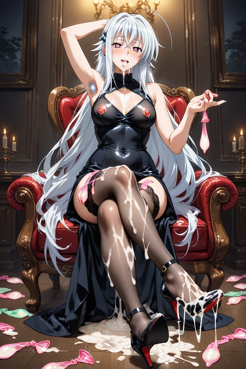 Swallowing Semen, Cum Everywhere, Cum On Clothes Huge Amount Of Cum Hentai AI Porn