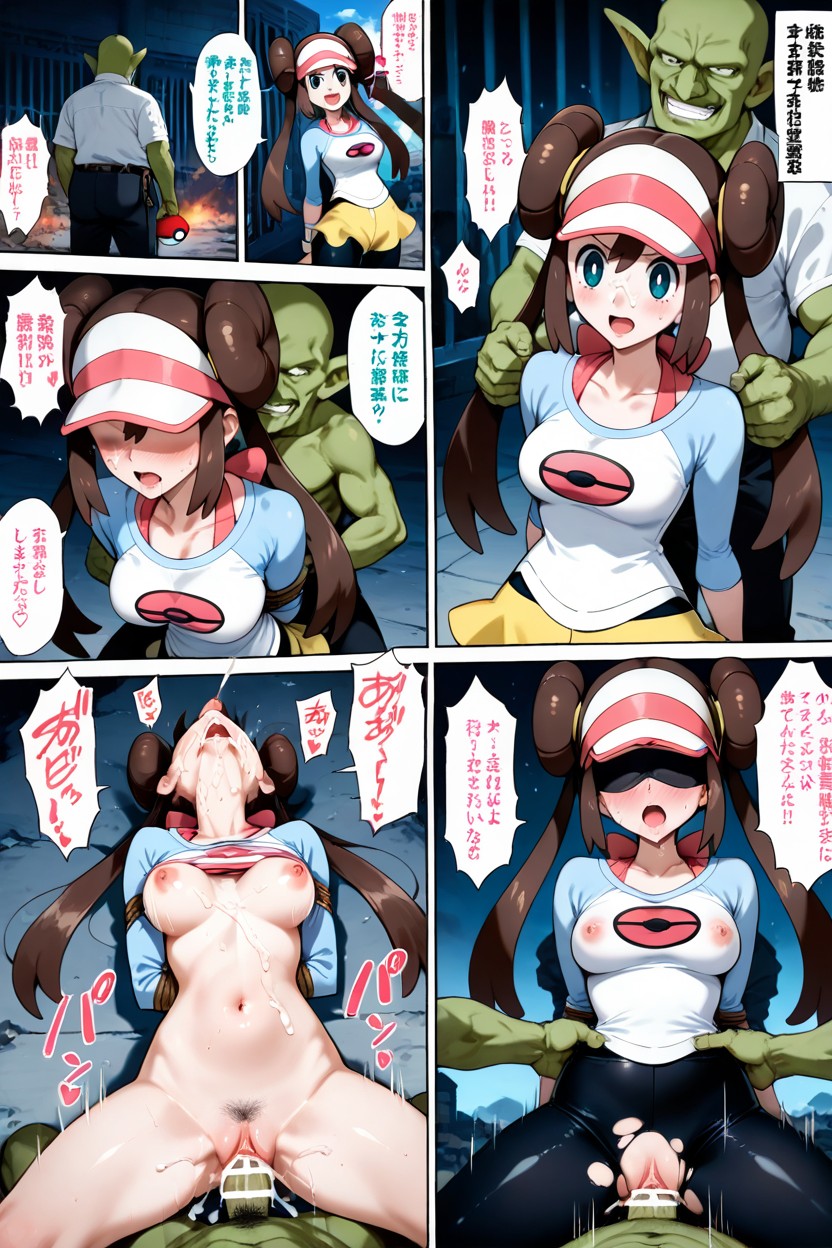 Small Breasts, Arms Behind Back, Cum On Face Hentai AI Porn