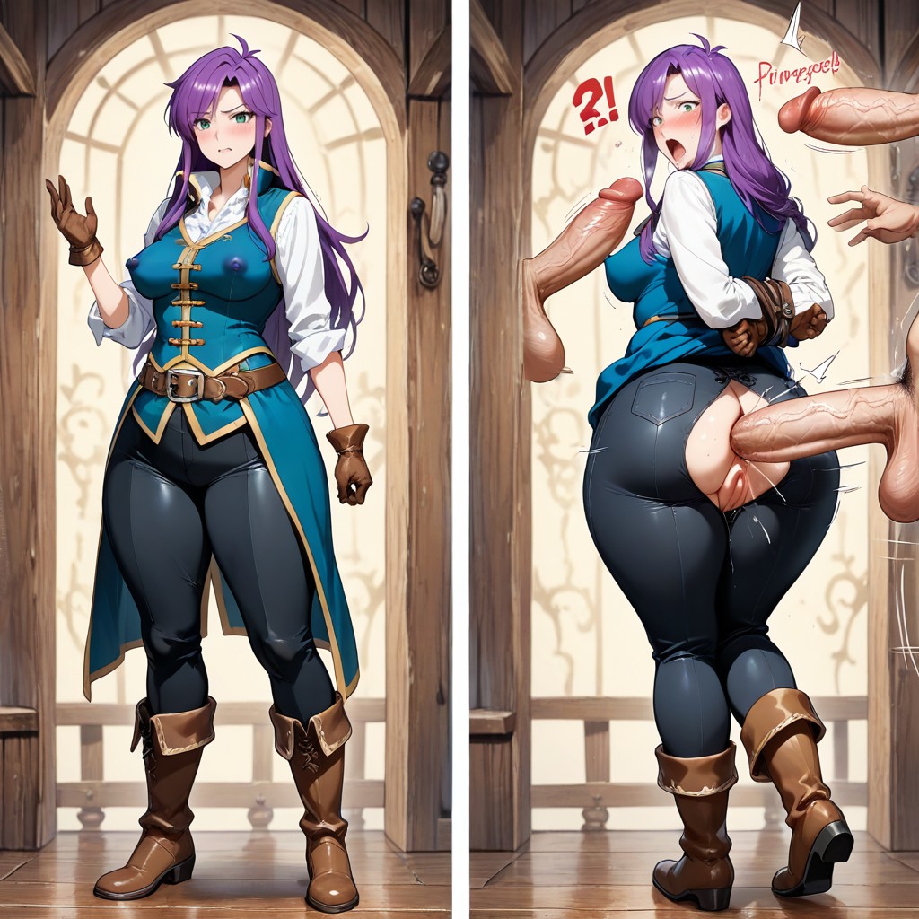 Multiple Views Capturing Radically Different Positions, Shocked, Motion Lines Hentai AI Porn