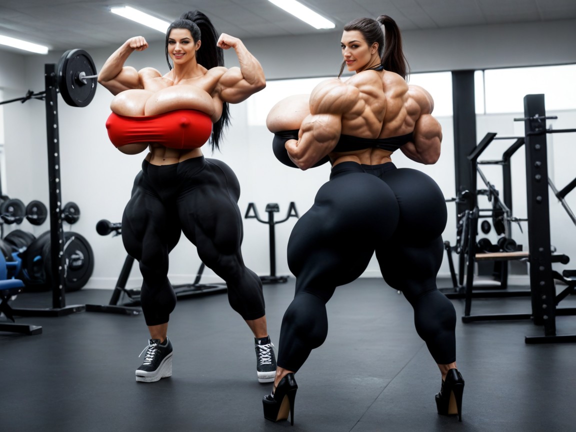 Full Body, Female Breasts, Gigic Abdominal Obliques AI Porn