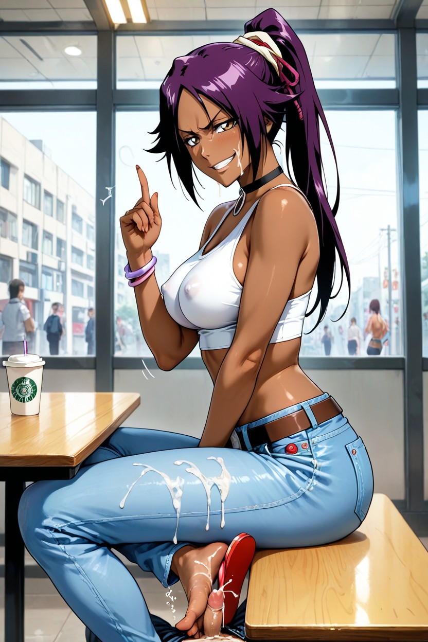 Femdom, Side View, Angry Hentai AI Porn