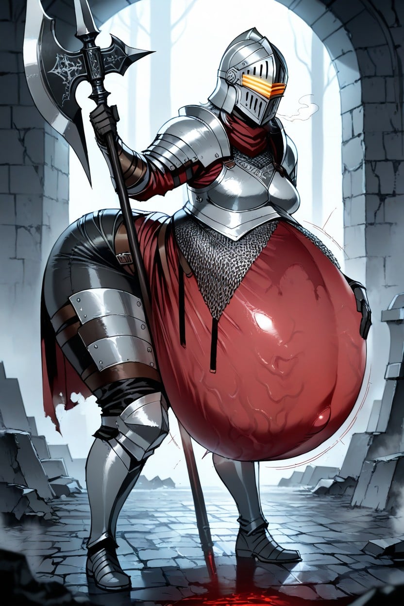 Thick Thighs, 25+, Hyper Belly Hentai AI Porn