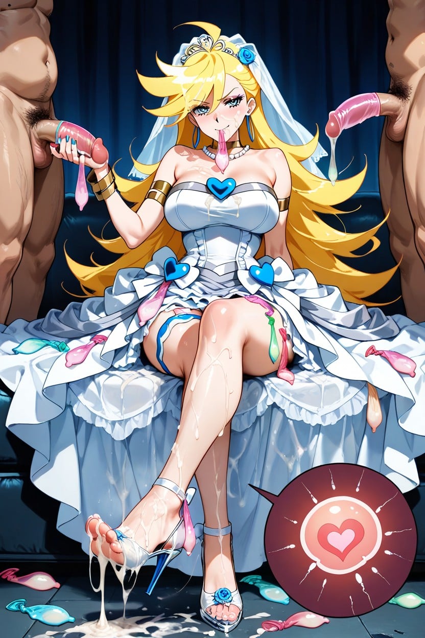Anger Eyes, Cum On Penis, Medium Ass Hentai AI Porn