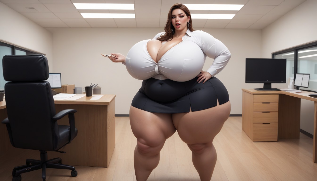 18+, Thick Thighs, Thick Wide Hips BBW AI Porn