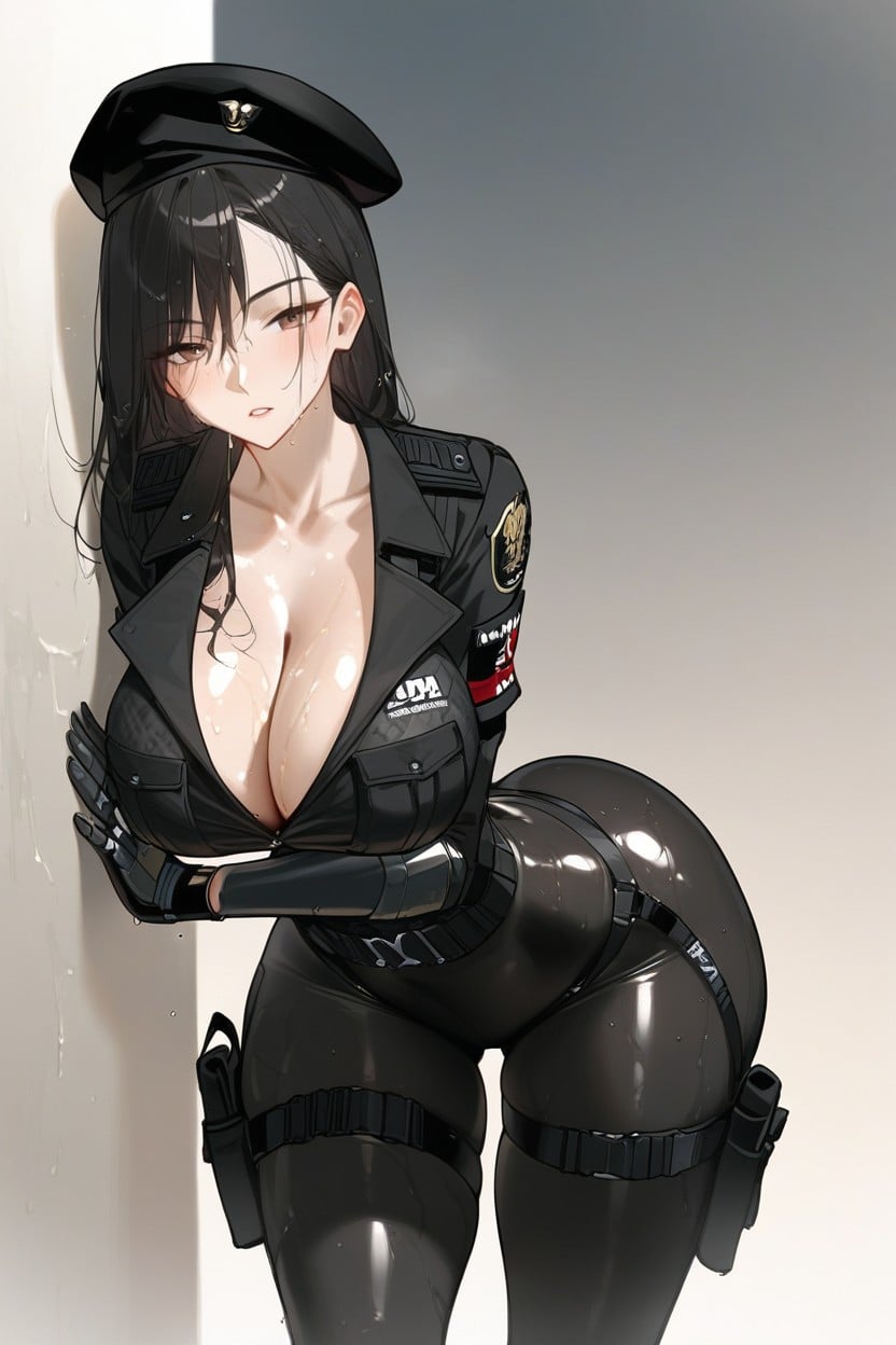 Mini Falda, Wet Skin, Perfect Figure Hentai IA