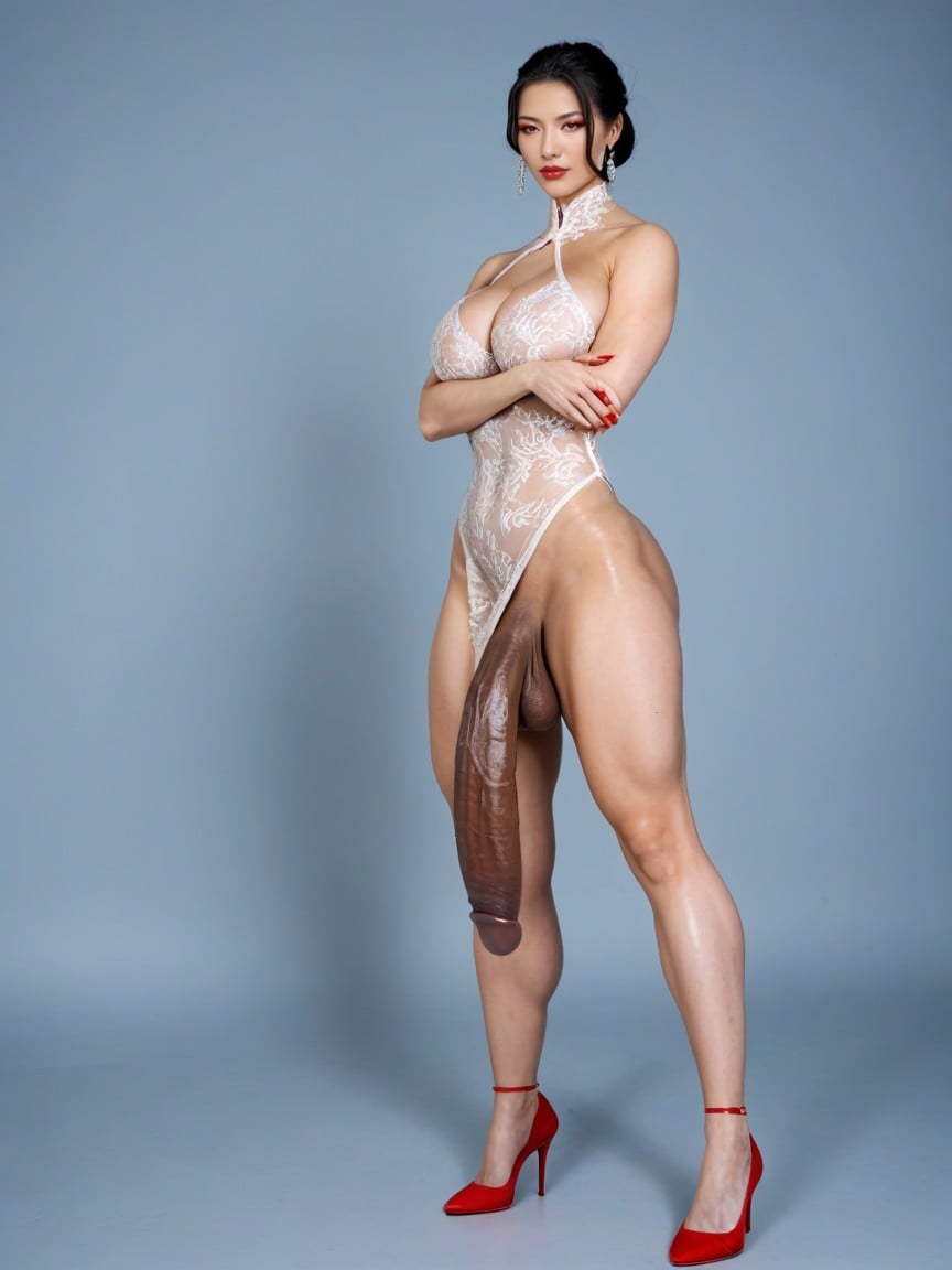 Extremely Woman, Chinese Woman, Tall Gril Porno IA transsexuelle